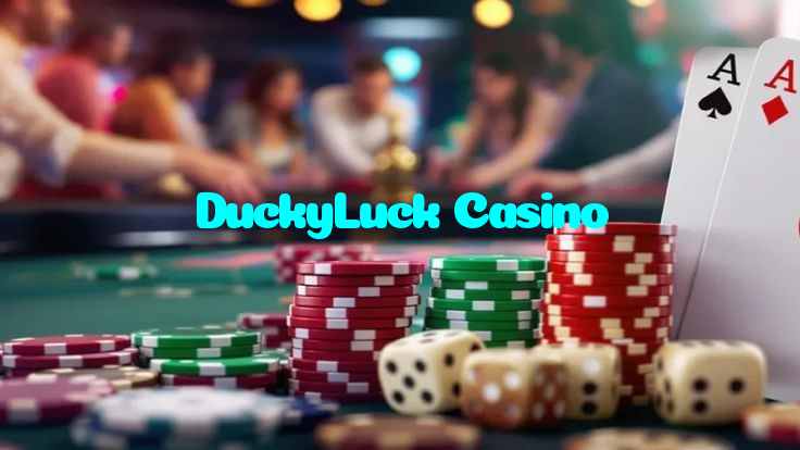 DuckyLuck Casino casino presented on mobile device in Pakistan with slots and live games